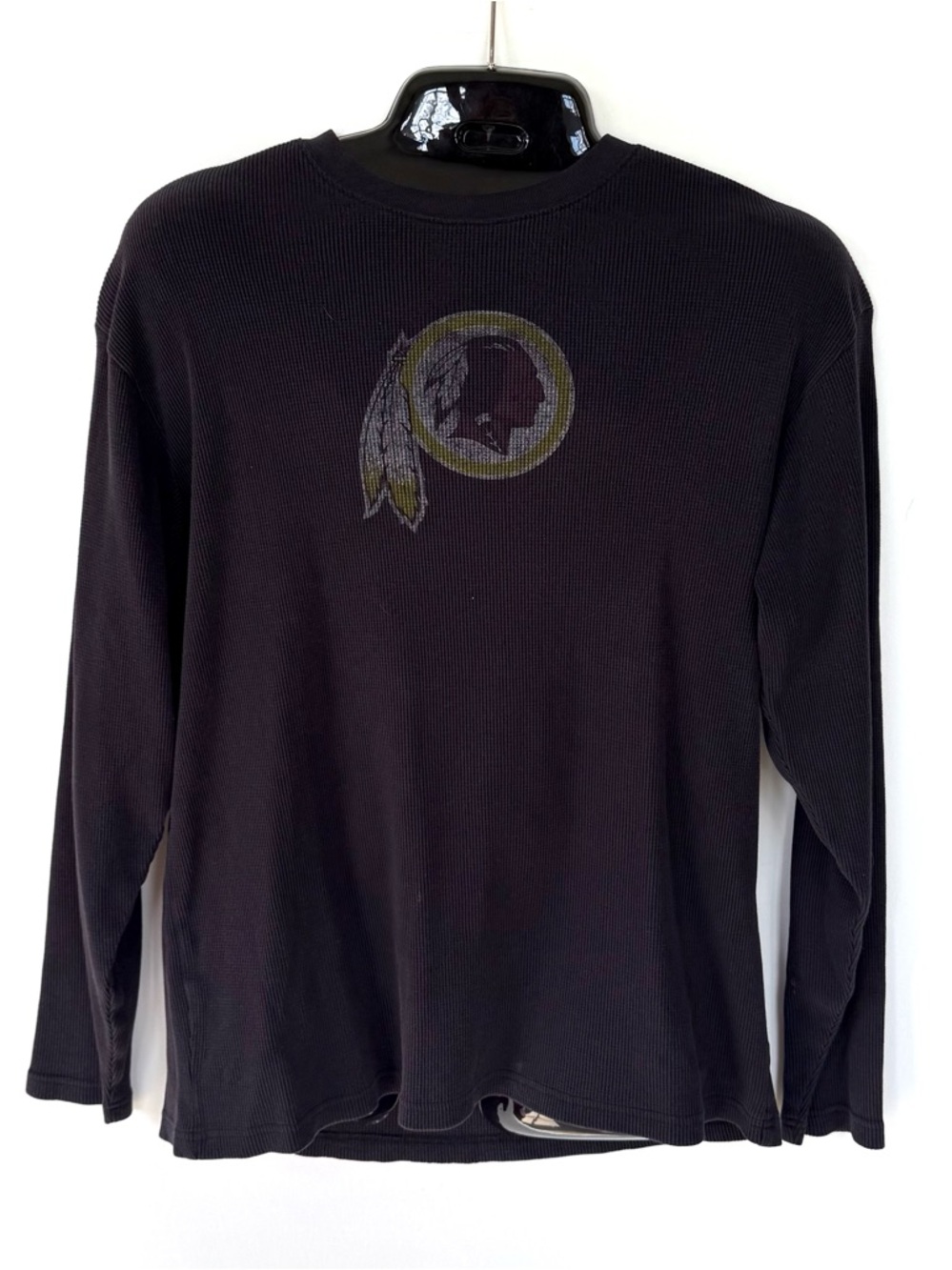 Washington Redskins Reebok NFL Waffle Knit Thermal Long Sleeve Shirt XL